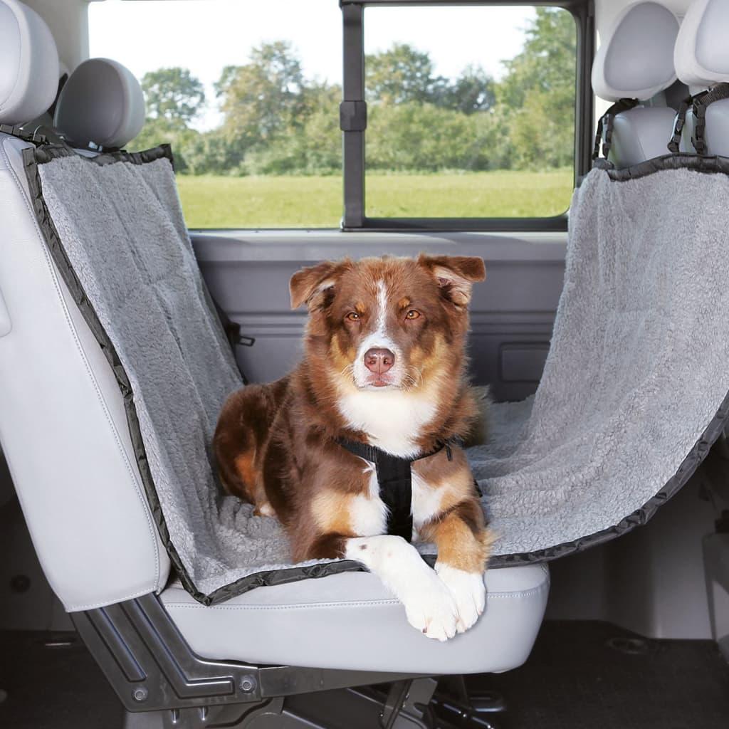 Comparer les prix de TRIXIE Housse de banquette auto pour chiens 160x145 cm Gris clair