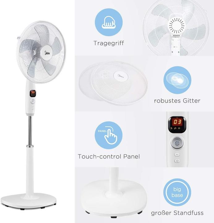 Actual product image Midea FS40-16CR (65 dB)