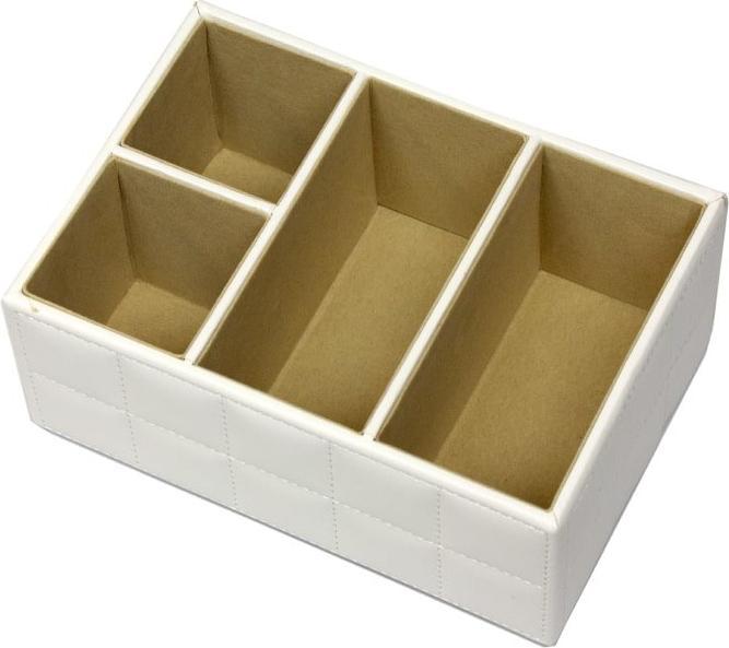 Immagine prodotto JTI Scatola organizer in pelle PU, bianca (2.24 l)