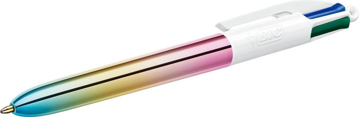 Produktbild Bic Druckkugelschreiber 4 Colours Gradient, farbig sortiert (Grün, Blau, Rot, 12 x)