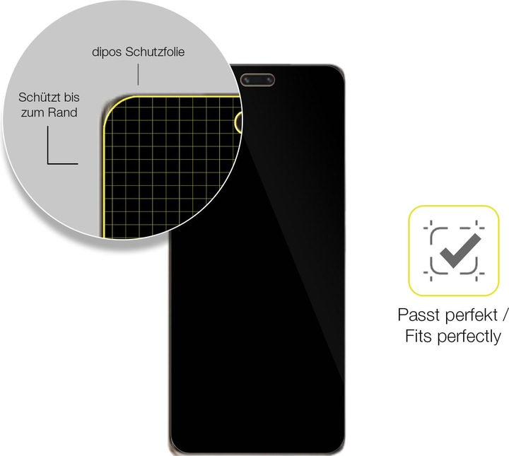 Produktbild Dipos 3D Full Cover Schutzfolie (1 Stück, Xiaomi Mi 3)