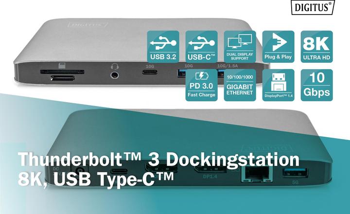 Produktbild Digitus DA-70895 (USB-C, 3 Ports)