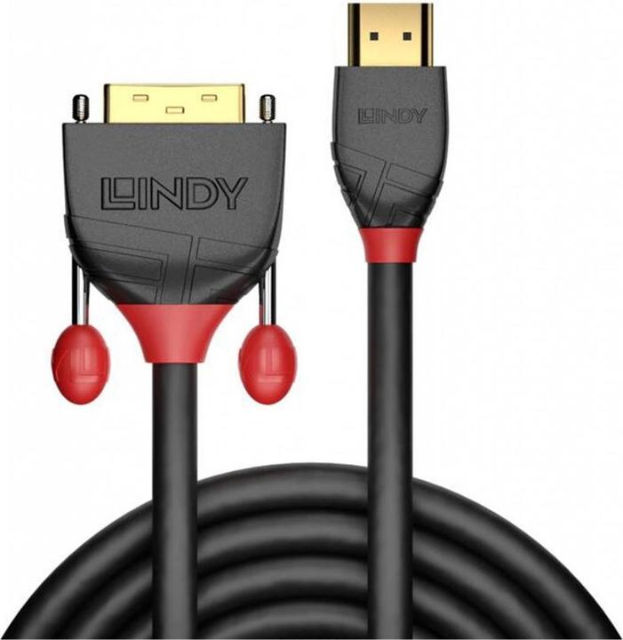 Produktbild Lindy HDMI (Typ A) — DVI (0.50 m, HDMI, DVI, 1.4)