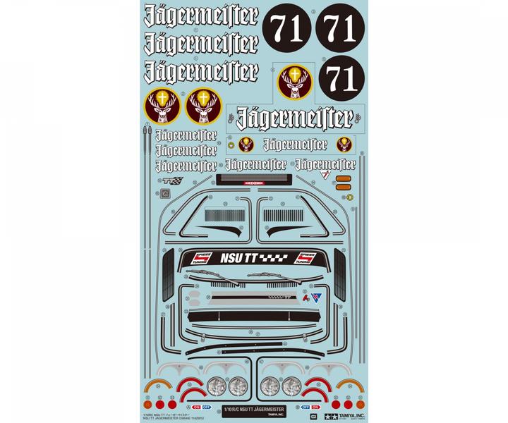 Actual product image Tamiya NSU TT Hunter (M-05) (Kit)