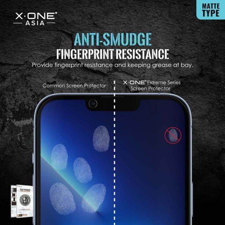Actual product image X-One Protector LCD Extreme Shock Eliminator 4th gen. Matowe - do iPhone 14 Pro Max/15 Plus (Apple iPhone 14 Pro Max, Apple iPhone 15 Plus)