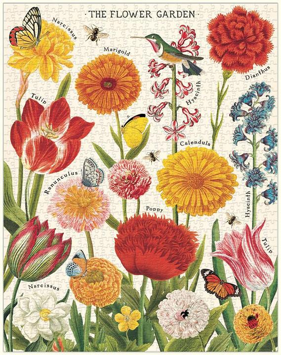 Produktbild Cavallini Blumengarten (1000 Teile)
