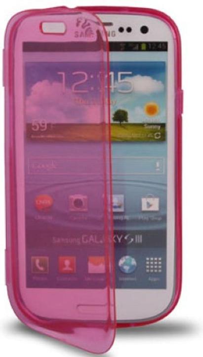 Produktbild König Design Handyhülle Flip Quer für Handy Samsung Galaxy S3 Pink (Samsung Galaxy S3, Samsung Galaxy S3 Neo)