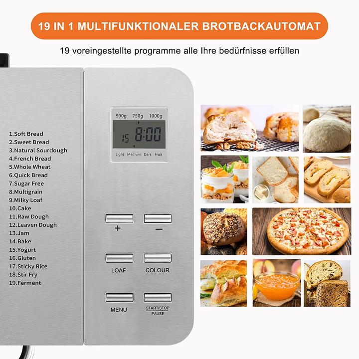 Produktbild HeichkelL Edelstahl Brotbackautomat