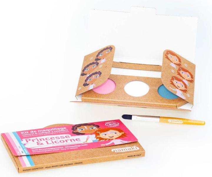 Immagine prodotto Namaki Bio Schminkset 3 Farben Prinzessin & Einhorn