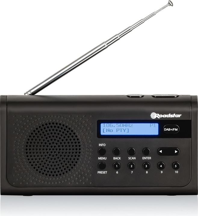 Roadstar TRA-300D+/BK (DAB+, FM)