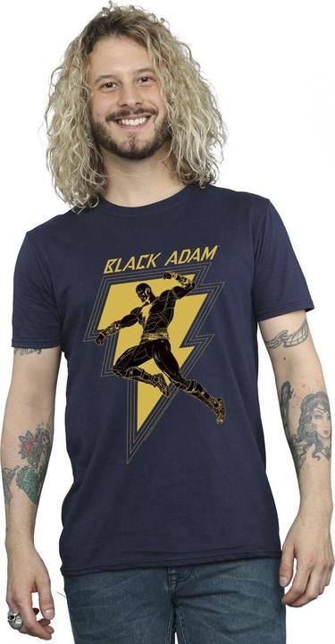 Produktbild Black Adam Golden Bolt Brust TShirt (XXL)
