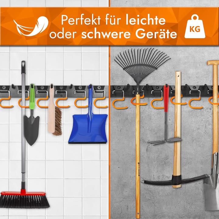 Produktbild Von Steineich Gartengerätehalter-Set mit rutschfesten Haken