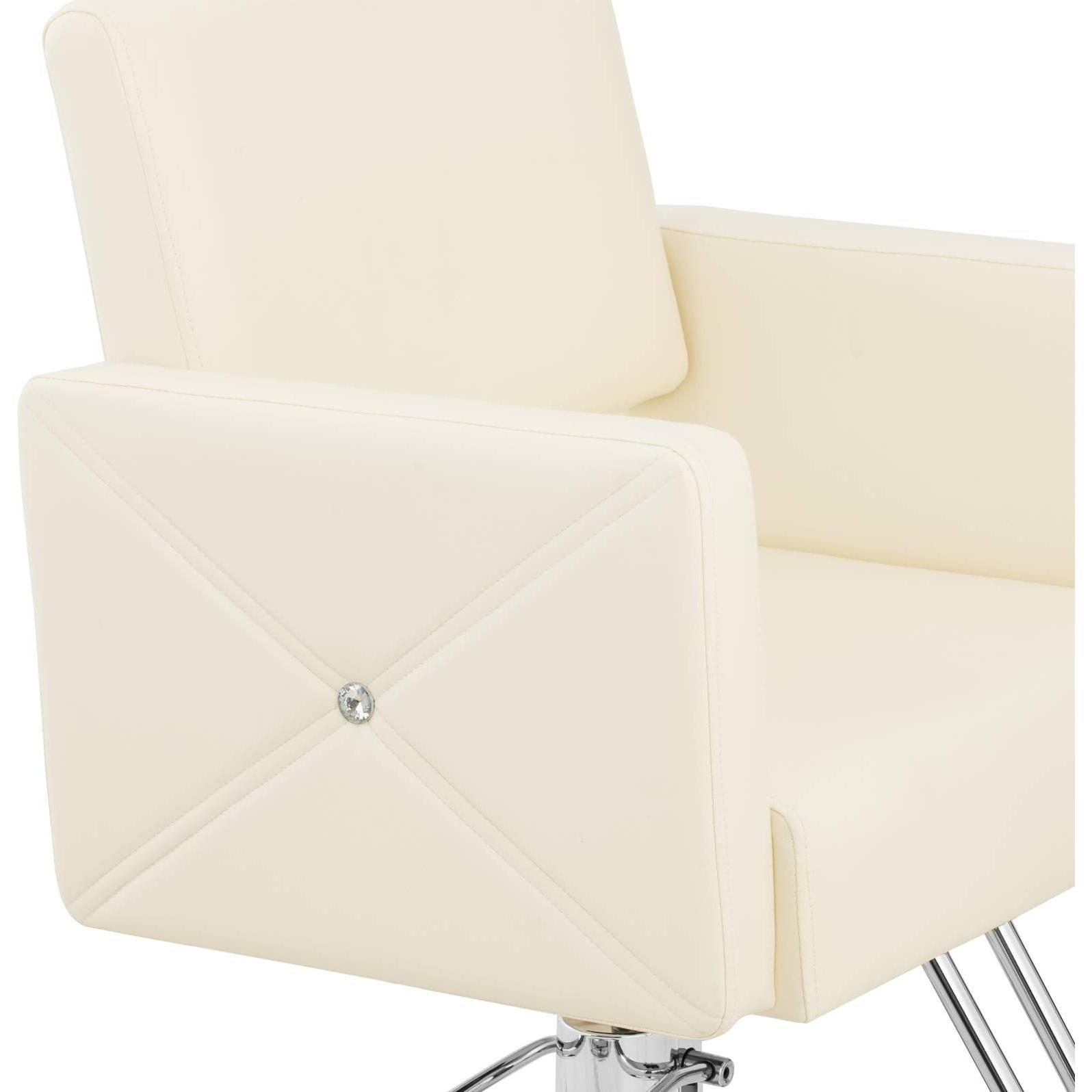 Thumbnail - Physa, Salonbedarf, Friseurstuhl mit Fussstütze höhenverstellbar Barber-Stuhl 150 kg Carlisle beige