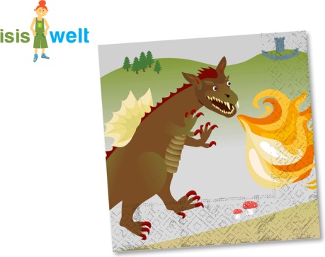 Actual product image DH-Konzept Knights and Dragons Napkins