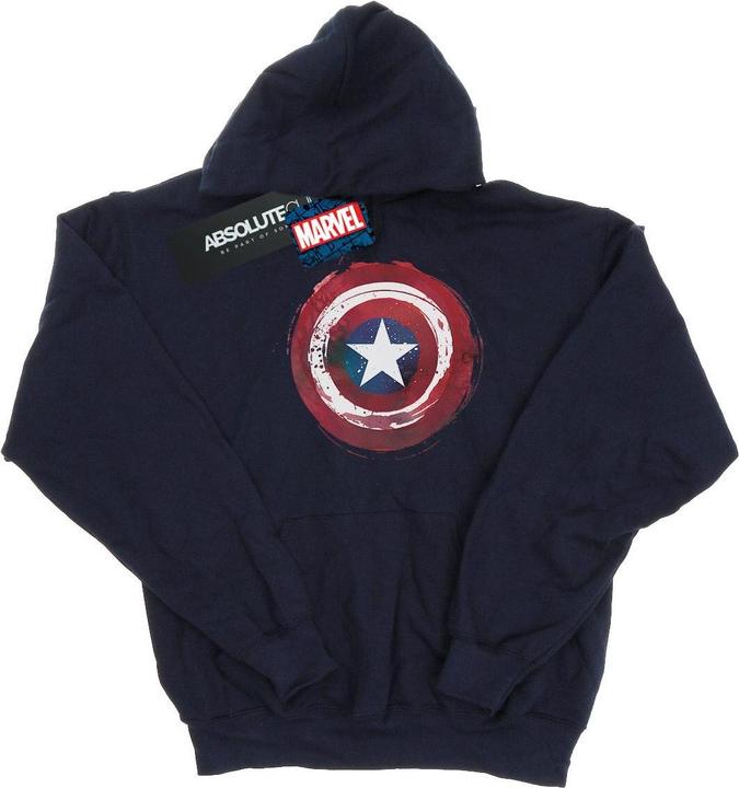 Image du produit - Sweat à capuche CAPTAIN AMERICA SPLATTER SHIELD - Garçon (128)
