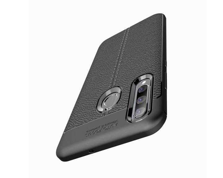 Produktbild Screenguard Huawei P Smart+ 2019 Hülle Leather Design TPU Cover (Huawei P Smart+ (2019))