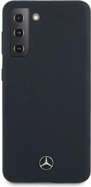 Image du produit Mercedes MEHCS21MSILNA S21 + G996 blue / blue hard case, silicone line (Samsung Galaxy S21+)
