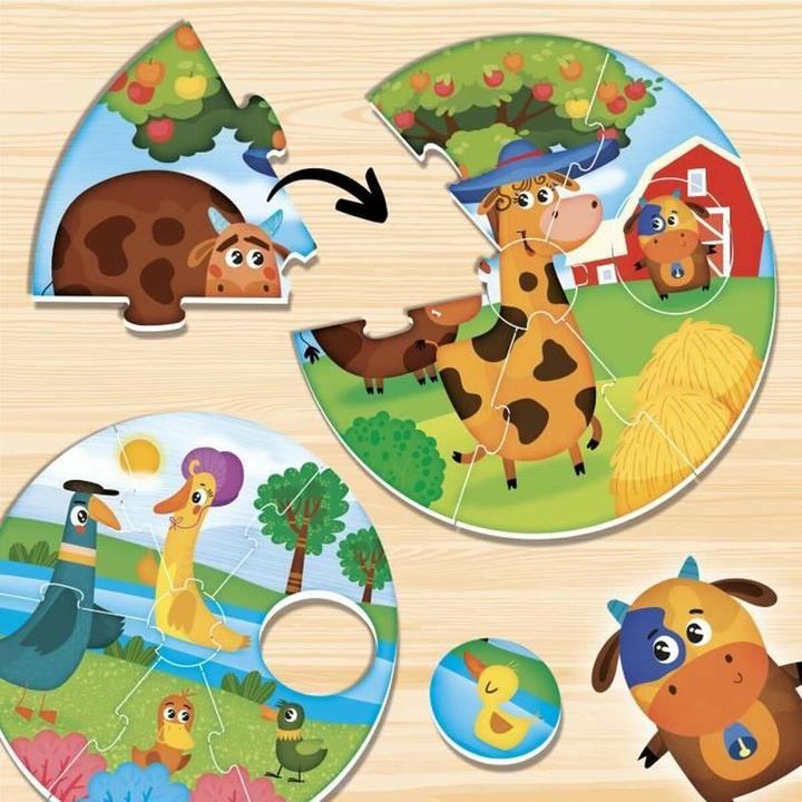 Actual product image Lisciani Preschool Montessori Baby Round (French)