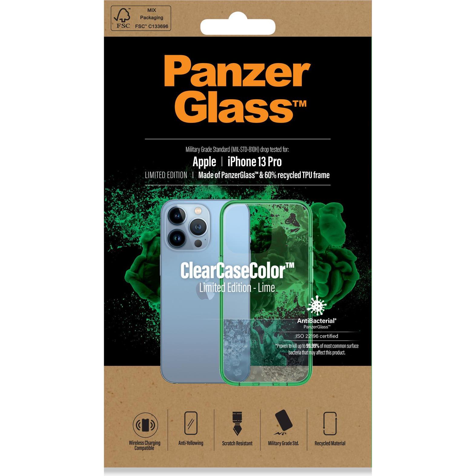 Thumbnail - PanzerGlass ClearCase (Apple iPhone 13 Pro), Smartphone Hülle, Grün