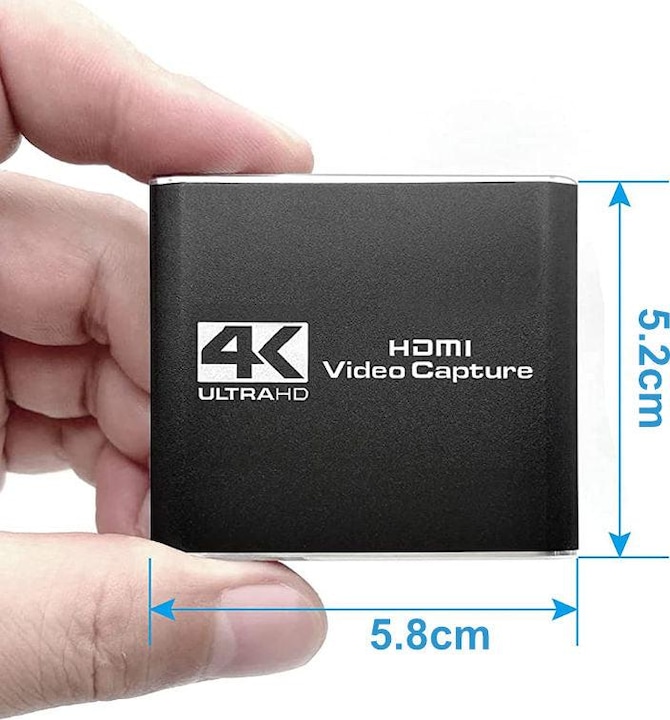 Produktbild Hermex Game-Capture-Card Videoaufnahmekarte Streaming-Karte Capture-Card (Windows, Mac)