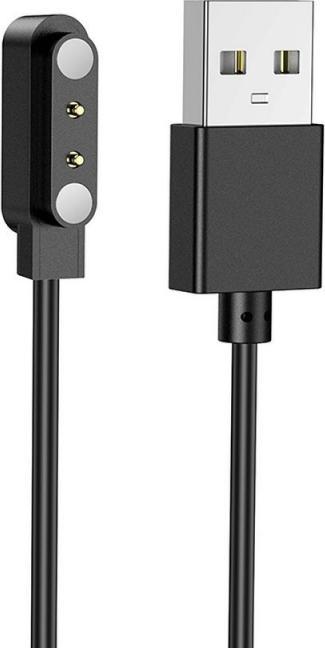 Hoco Headphone with microphone smartwatch charging cable Y25 0,6 m black