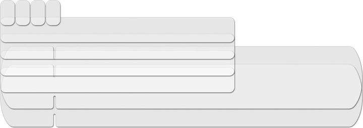 Lizard Skins Unisex - Adult frame protection set frame cover, transparent, shiny, 10 pieces (One size, Unique specimen)