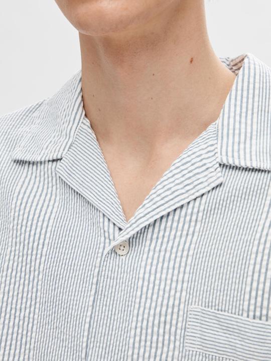 Produktbild Selected Homme Seersucker Kurzarmhemd (L)