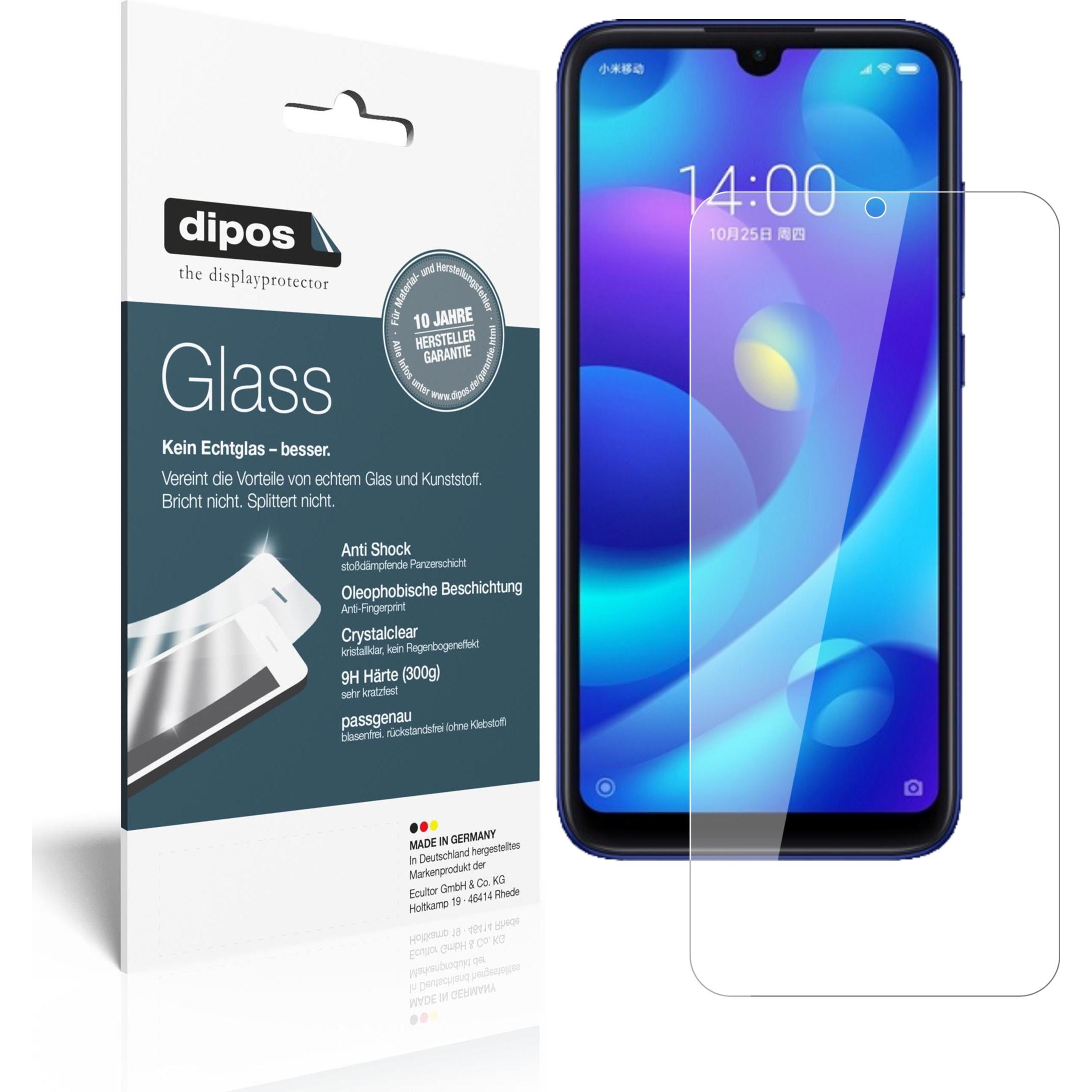 Dipos Displayschutz Anti-Shock (1 Stück, Xiaomi Mi Play), Smartphone Schutzfolie, Transparent