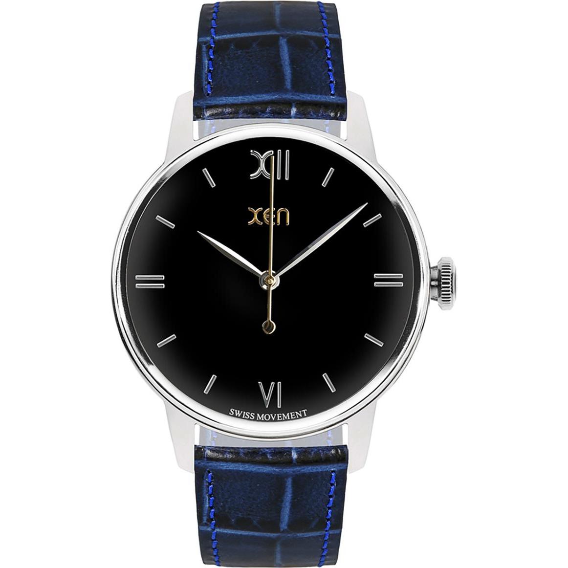 Xen, Armbanduhr, Armbanduhr Classic XQ0300, Blau, (Analoguhr, 41 mm)
