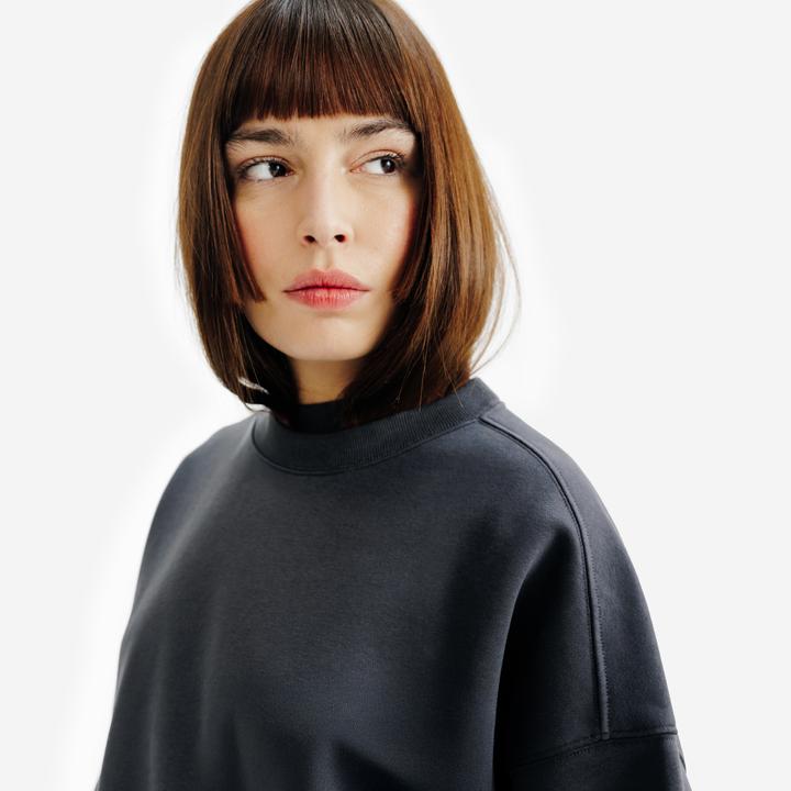 Produktbild Decathlon Sweatshirt Damen Rundhals - grau (S)