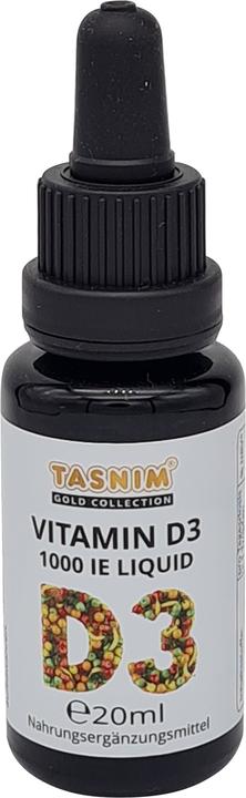 Produktbild Tasnim Vitamin D3 Tropfen – 1000IE – MCT-Kokosöl (1 Stk., Tropfen)