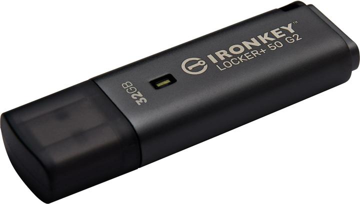 Produktbild Kingston IronKey Locker+ 50 G2/32GB/USB 3.2 Gen 1 (5Gb/s)/USB-A/Černá (32 GB, USB-A)