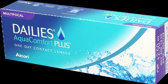 Actual product image Dailies AquaComfort Plus Multifocal 30 (-3.75, Daily lens, 30 Piece, Multifocal)