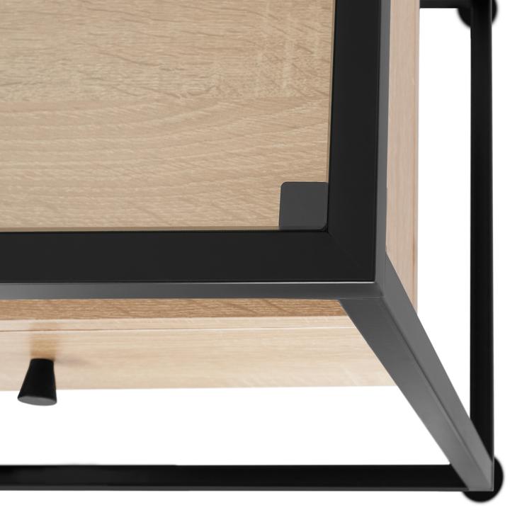 Actual product image tectake Hallway console table Reading | 101.5x41.5x80.5cm with two shelves & two drawers