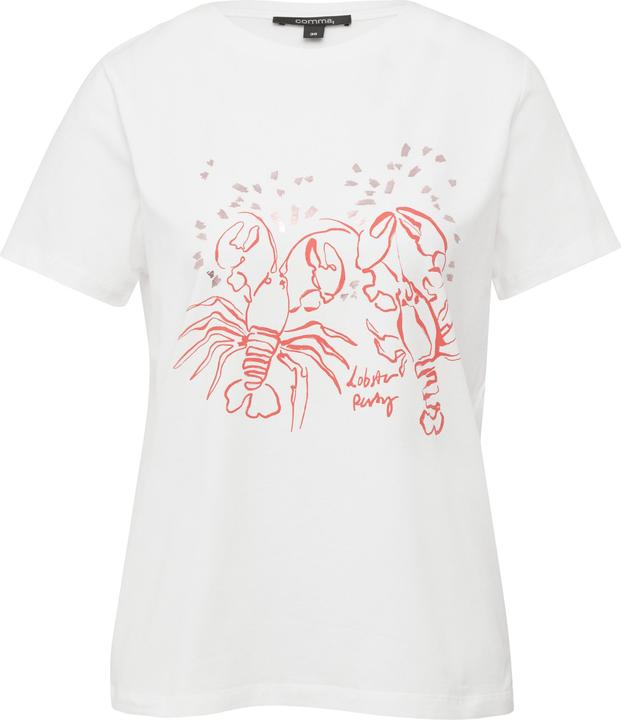 Comma T-Shirt Jersey-T-Shirt mit Artwork