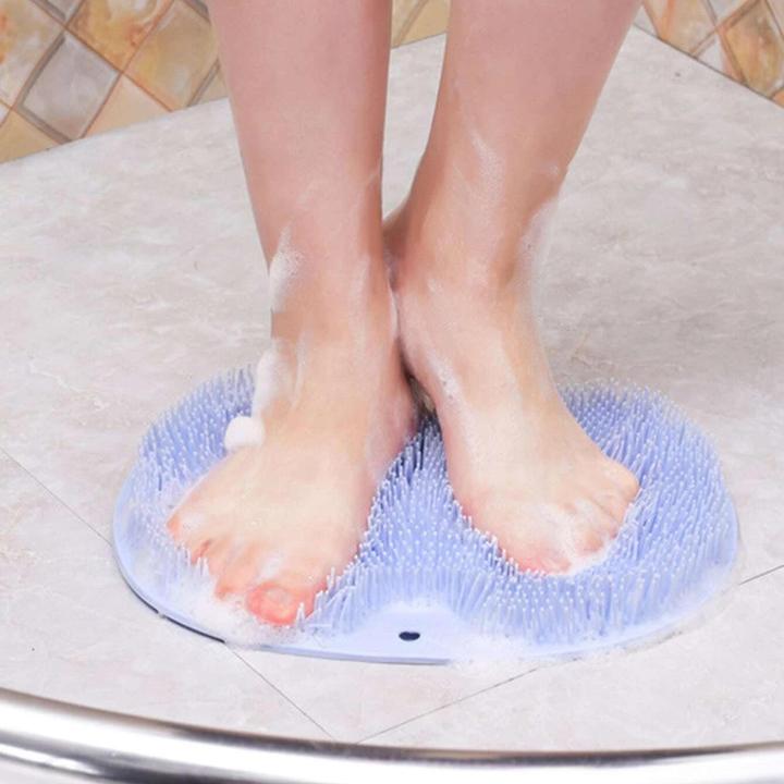 Actual product image JTI Exfoliating rug for the shower - blue