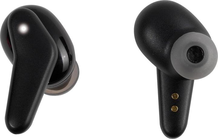 Produktbild Vivanco Bluetooth-Kopfhörer + Ladebox, Schwarz (Keine Geräuschunterdrückung, 16 h, Kabellos)