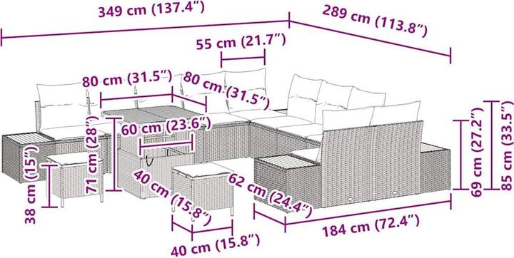 Produktbild vidaXL Gabriela
