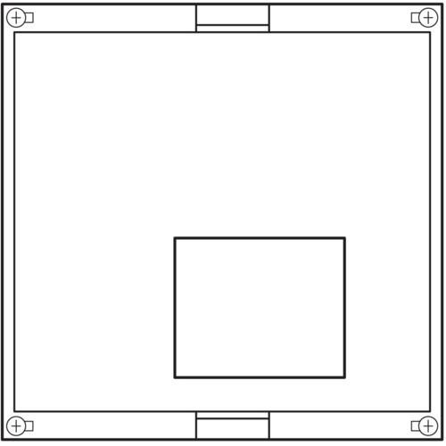 Thumbnail - Hager, Verteilerschrank Zubehör, HAG UK21B2 Baustein universN 300x250mm für LS 250