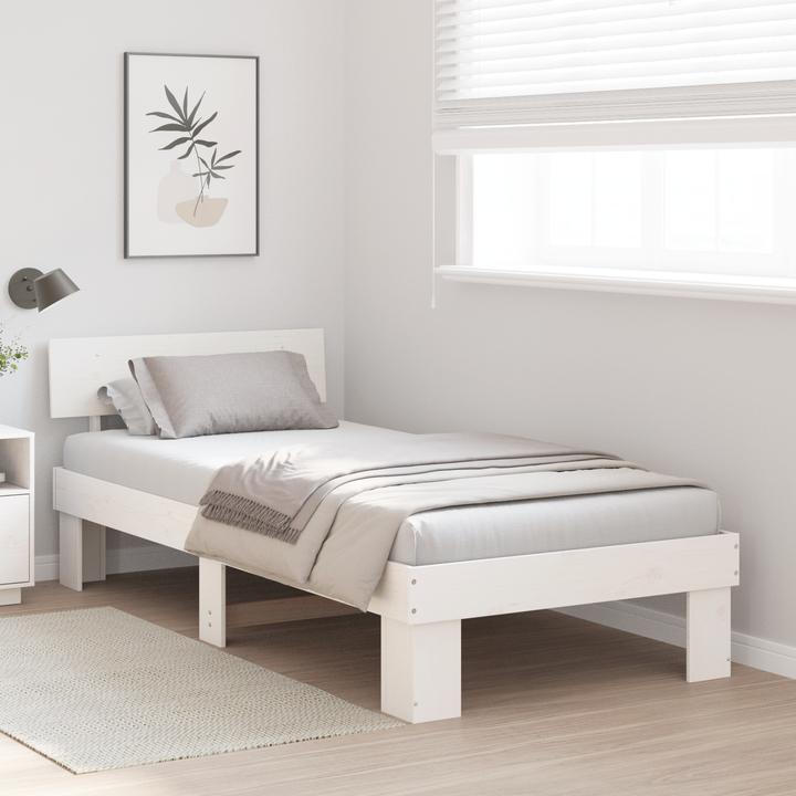 Actual product image vidaXL Moderner Bettrahmen (90 x 190 cm)