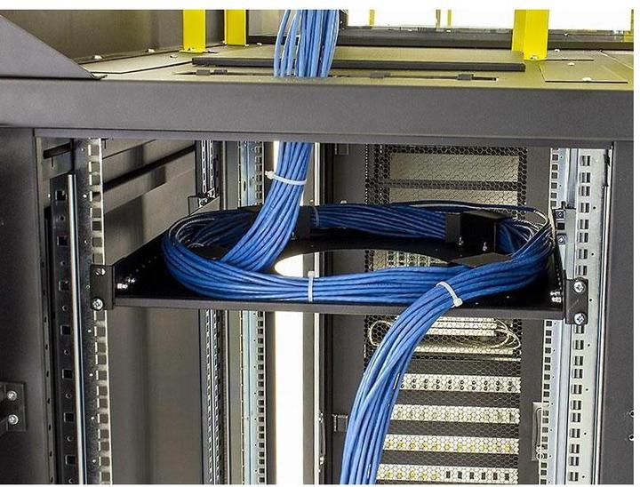 Produktbild Triton RAB-VP-R01-A1 - 19" Kabelreservehalterung 1HE, schwarz