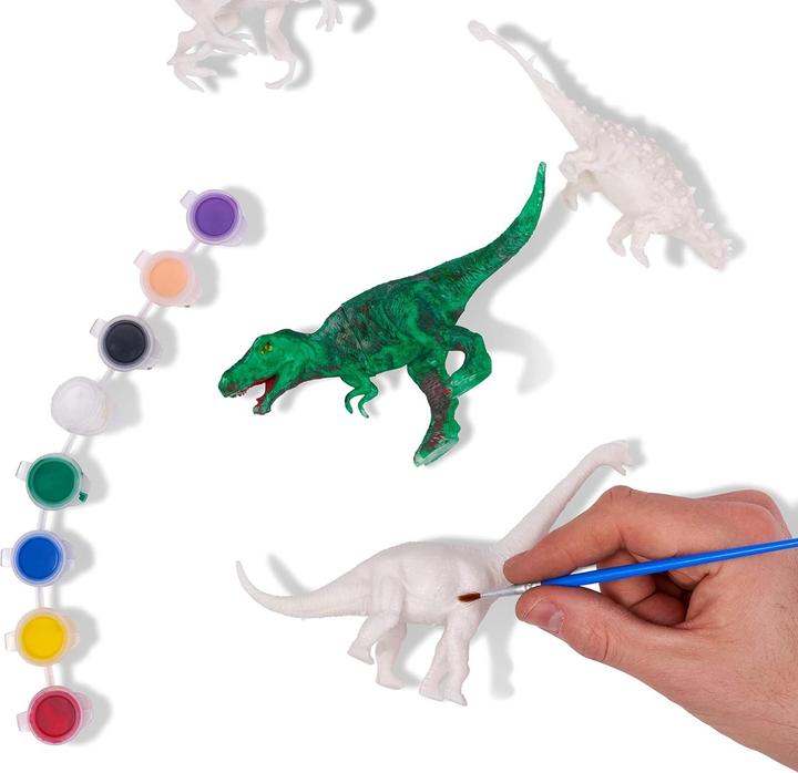 Actual product image The twiddlers Dinosaur figures 3D colouring set 15 pieces