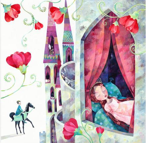 Image du produit Trenddeko Blanz - La Belle au bois dormant (288 x 300 cm)