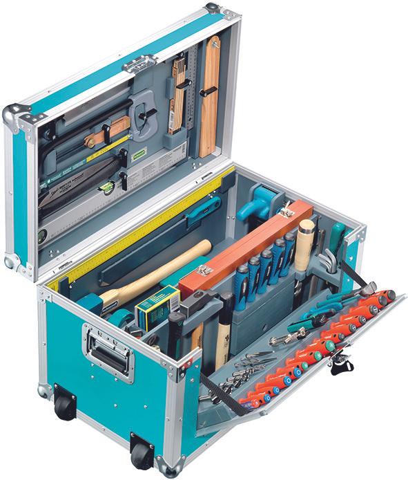 technocraft Leichtbau-Zimmerei-Werkzeugkiste 184-tlg