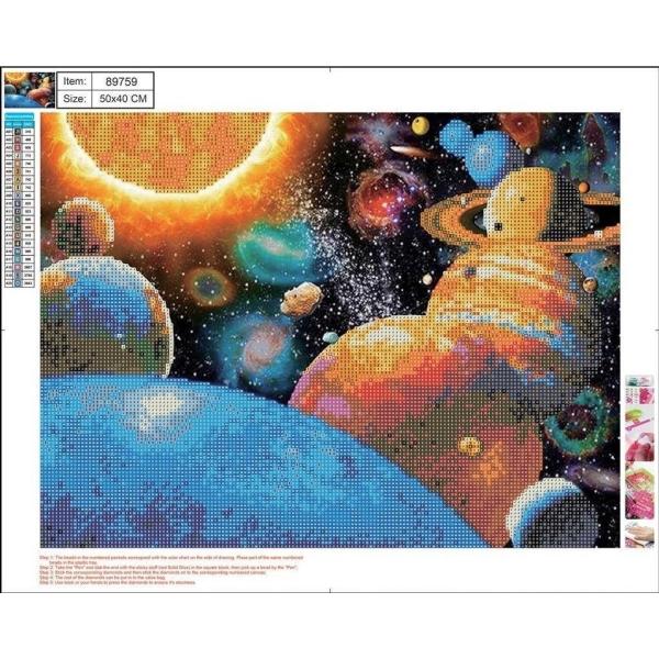 Centrum Diamantmosaik 5D 40x50cm Galaxy 89759