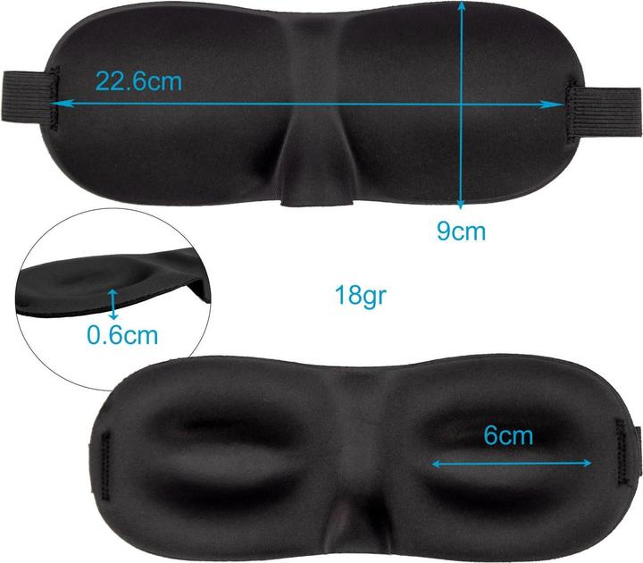 Actual product image Intirilife Eye mask (Sleeping mask)