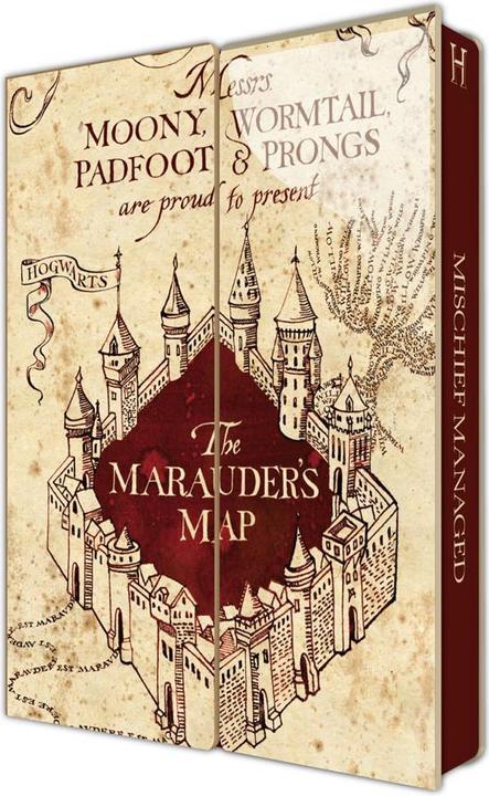 Actual product image Blue Sky Harry Potter bloc-notes magnétique A5 Marauders Map (carton de 6) (A5, Lined, Hardcover)