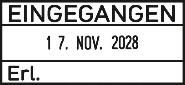 Produktbild Trodat Datumstempel 2910/L "EINGEGANGEN" + 1 Feld