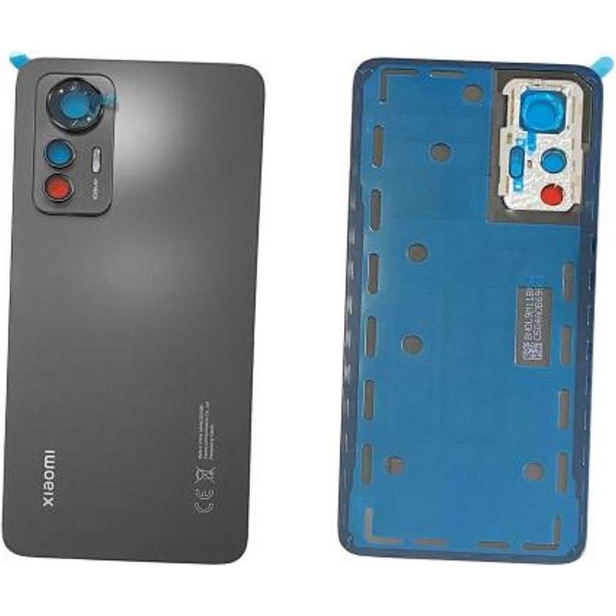 Xiaomi Mi 12 Lite Battery Cover Assy-L9-EN-Black (Abdeckung), Mobilgerät Ersatzteile, Schwarz
