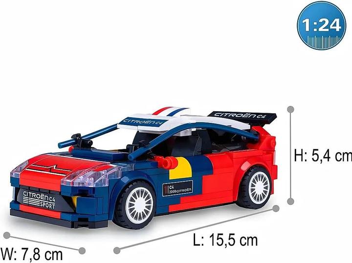 Produktbild Cada 2008 Citroën C4 WRC 1:24 Bricks